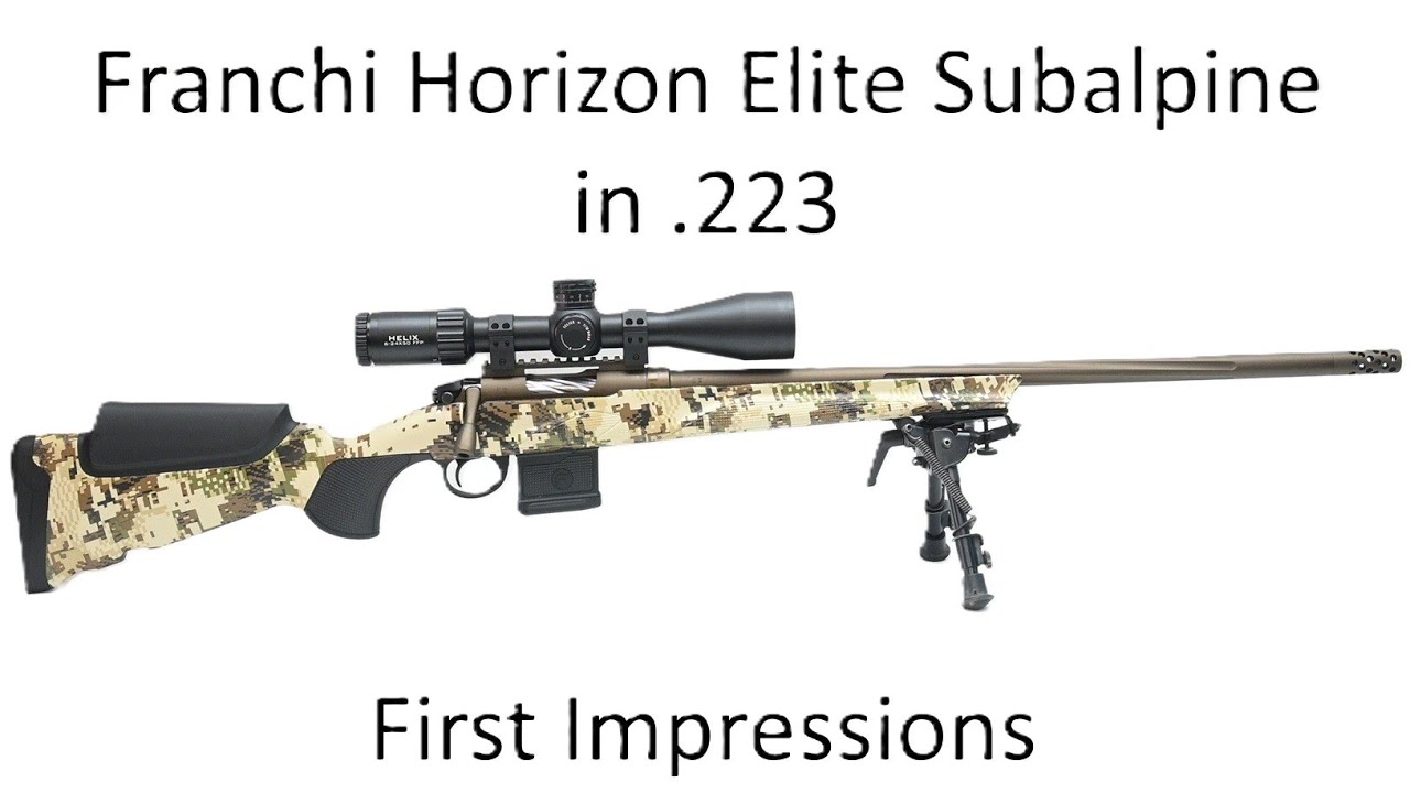 Franchi Horizon Elite Varmint Subalpine in .223, First Impressions straight from the box