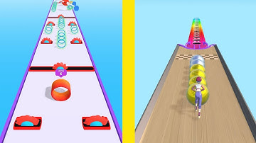 Circle Stack Run vs Gate Charger - All Levels Gameplay Walkthrough iOS, Android || B8 Gamer