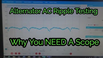 How To Check Your Alternator (Ditex Affordable Oscilloscope Part 2)Bodgit And Leggit Garage