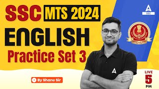 SSC MTS 2024 | SSC MTS English Classes by Shanu Rawat | SSC MTS English Practice Set #3