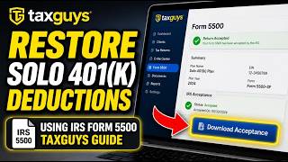 How to restore solo 401(k) deductions using IRS Form 5500 support - Full Guide