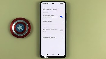 How to enable/disable and set Bluetooth on Xiaomi Redmi Note 11 Android 12