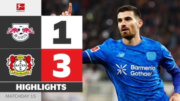 COMEBACK Within 4 Minutes! | RB LEIPZIG - BAYER 04 LEVERKUSEN | Highlights | MD 15 – Bundesliga