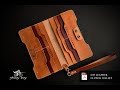 Diy leather clutch wallet + PDF pattern