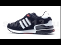 Adidas ZX 750 Black/White/Red Suede Men