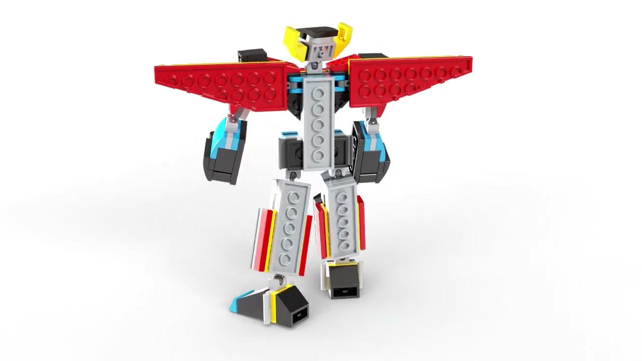 Lego 31124 creator 3 en 1 le super robot se transforme en dragon et en  avion a réaction créatif pour les enfants de 7 ans et plus - La Poste