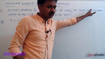 PROBLEMS BASED ON COLLIGATIVE PROPERTIES PART-1