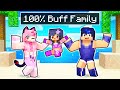 Adopted by 100% BUFF Family In Minecraft!