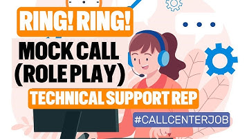 MOCK CALL | TECHNICAL SUPPORT