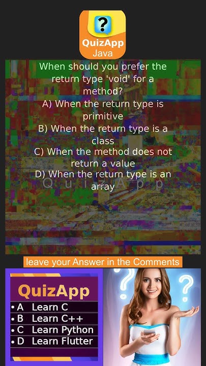Java When should you prefer the return type void for a method - YouTube