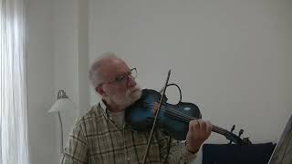 Estudio de violín (Stradivari). Miles Blues. Joquín BP al violín.