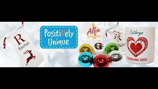 Personalised Christmas gifts from Positively Unique - United Response's online shop