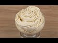 Banana cream, super firm and sugar-free, it’s perfect for decorating cakes.