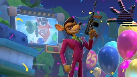 Crash Bandicoot On The Run Part 82: PINSTRIPE SPOTTED & DEFEATED + 25TH ANNIVERSARY (NEW)