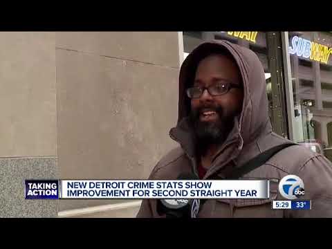 New Detroit Crime Stats Show Improvement For Second Straight Year Youtube