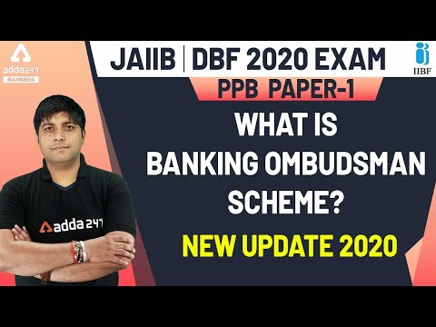 Banking Ombudsman Scheme Explained [New Update 2020] - JAIIB, DBF 2020 - Adda247