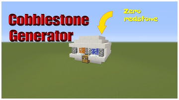 Minecraft PS4 Cobblestone Generator ( No redstone )
