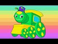 Bob the train singing Wheels on the bus song with Groovy The Martian! And lots of Nursery Rhymes!