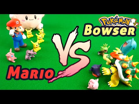 【キッズ789Kids】ポケモンマスターマリオ、パックと戦って、姫様を救い出せ！＃子供遊び