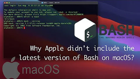 How to upgrade Bash on Mac OS with Homebrew and change default login shell Zsh to Bash