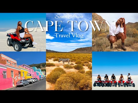 SOUTH AFRICA TRAVEL VLOG! CAPE TOWN AFRICAN SAFARI + WINERIES  + ROBBEN ISLAND + BO-KAAP + MORE