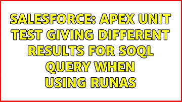 Salesforce: Apex Unit Test giving different results for SOQL query when using runAs