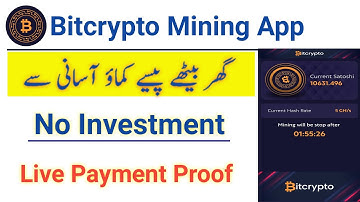 Bitcrypto Mining App | Online Earning In Pakistan Without Investment | Bitcoin Mining | Fazale rabbi