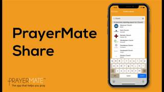 PrayerMate Share "Groups" Walkthrough screenshot 1