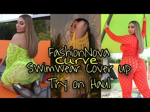 #fashionnova  Curve Swimwear Cover Up Try on Haul