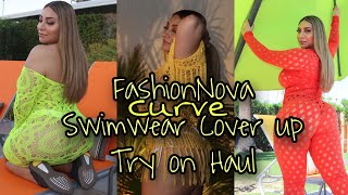 #fashionnova  Curve Swimwear Cover Up Try on Haul