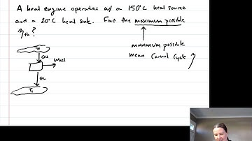 Thermodynamics: Calculate Carnot Cycle Efficiency
