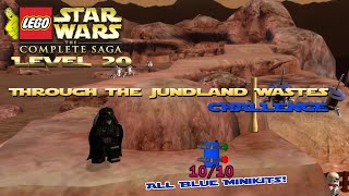 Lego Star Wars TCS: Ep 4 Chap 2 / Through the Jundland Wastes CHALLENGE (All Blue Minikits) - HTG