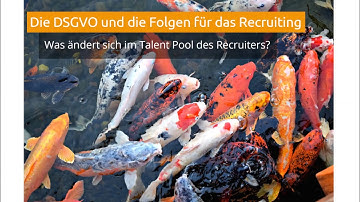 Die DSGVO - Ein Infovideo für Recruiter
