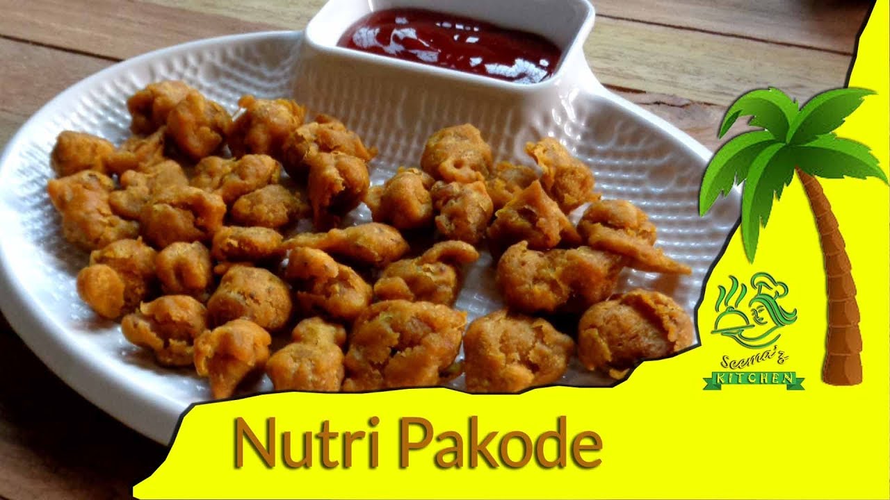 Soya Chunks Recipe I Soya Chunks Pakora I Nutri Pakoda Recipe YouTube