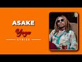 Asake - Yoga (lyrics)