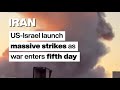 US-Israel launch massive strikes on Iran as war enters fifth day • FRANCE 24 English