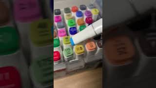 Drawing a Cartoon Character With Markers! Part33! #shorts