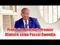 Profil dun prochain premier ministre selon pascal owondje