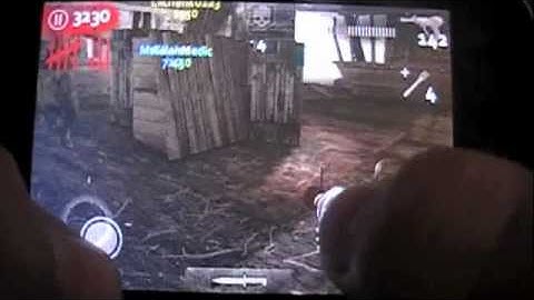 cod zombies Shi No Numa multiplayer gameplay - ipod touch / iphone