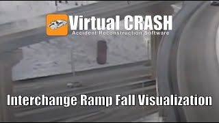 Truck Falls Off Overp In Zoo Interchange A Virtual Crash 5 Visualization