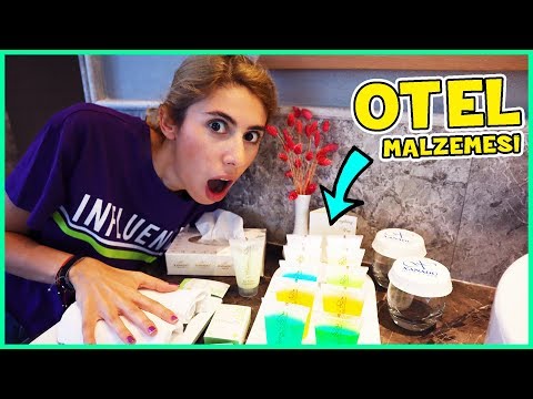 Otel Odasındaki Malzemeler ile Gizli Slime Challenge Dila Kent