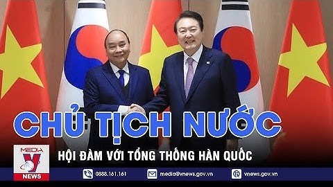 Chủ tịch nước hội đàm với Tổng thống Hàn Quốc - VNEWS