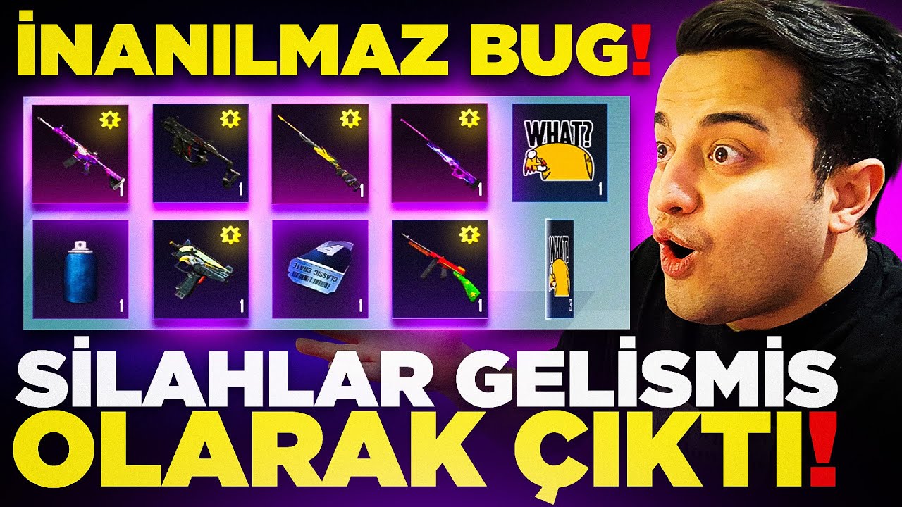 15.000 UC MASKARA+7 SİLAH ÇIKTI! YENİ KASA İNANILMAZ BUG 😱 PUBG Mobile