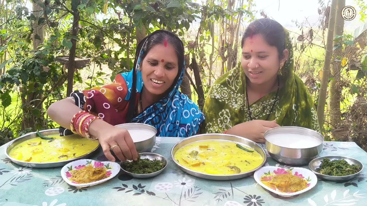 Kanji Eating Challenge || Kanji Cooking@Villageeatingodia