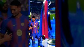BARCELONA WIN UEFA CHAMPIONS LEAGUE 🔥#fc26 #playercareer #ucl
