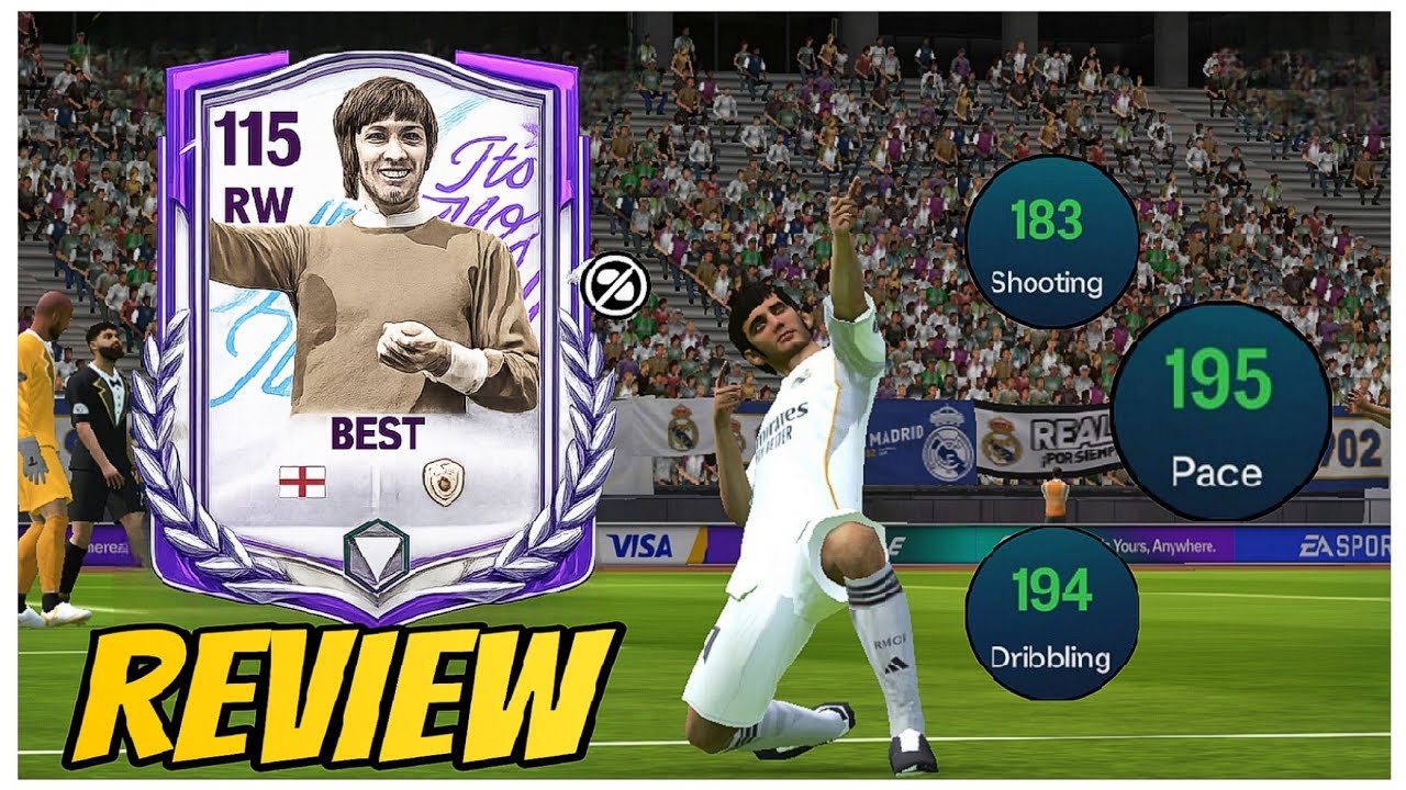 FC MOBILE 26 REVIEW GEORGE BEST RW 🔥 IS HE THE BEST RW OR LW ? - YouTube