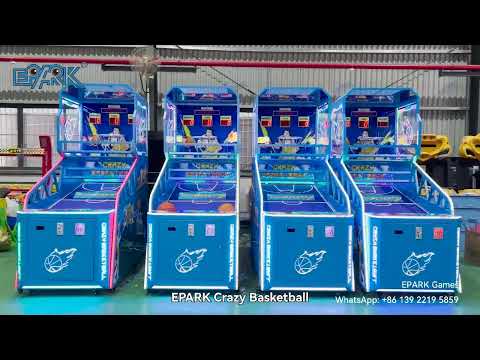 EPARK Crazy Basketball Game Indoor Electronic Basketball Shooting Arcade Game Machine