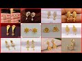 Beautiful Gold Stud Earrings Design Ideas || Daily wear Gold earrings Collections for Gold Lovers ||