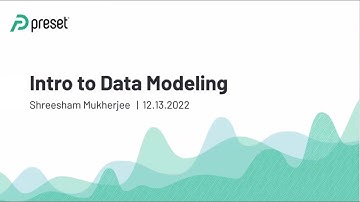 Introduction to Data Modeling