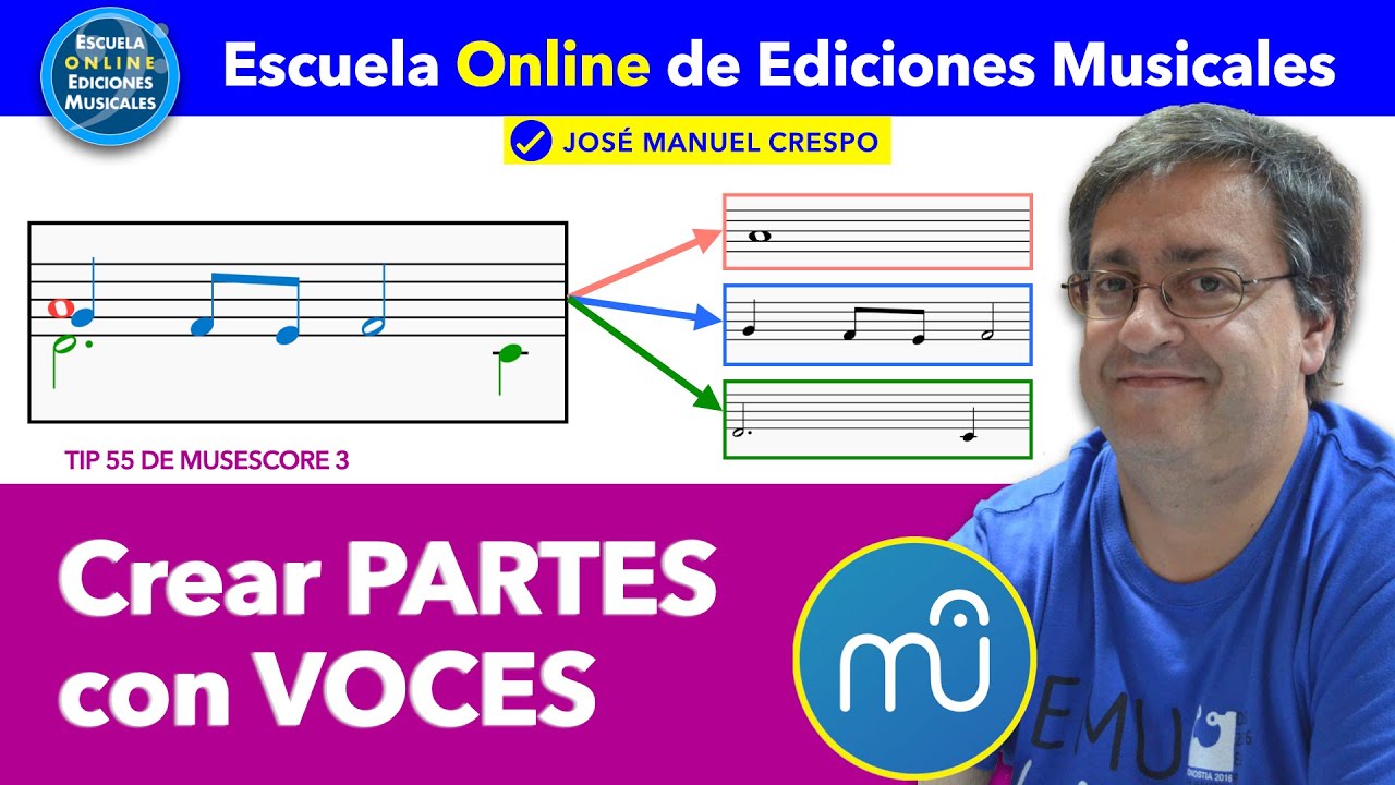Crear PARTES con VOCES en Musescore3 - Tip 55